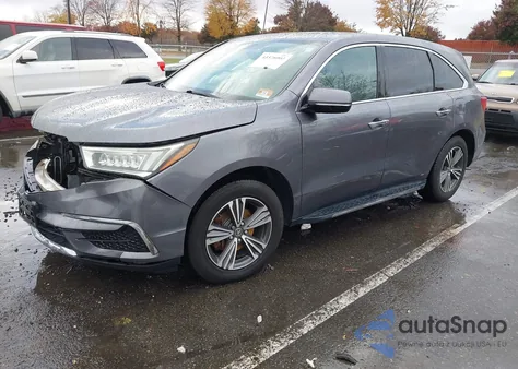 2017 Acura Mdx z USA, uszkodzony, nr VIN 5J8YD4H34HL000138